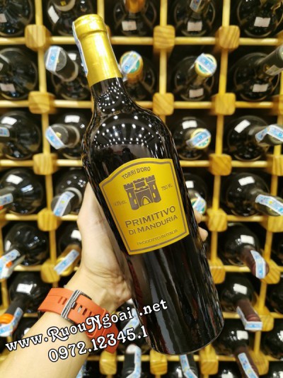 Rượu Vang Ý Torri D’oro Primitivo Di Manduria