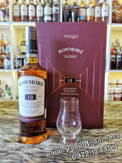 Rượu Bowmore 18YO - Hộp Quà 2020